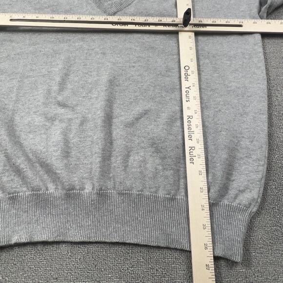 Vintage Eddie Bauer Sweater Adult Medium Gray Long Sleeve Casual Outdoor Men's - Picture 14 of 16